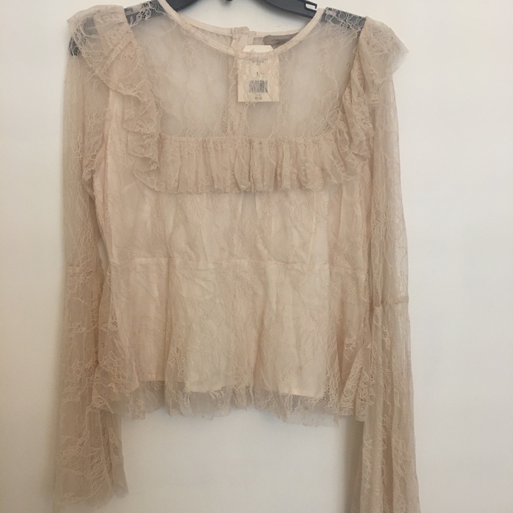 Wonderly: “midnight garden” lace top